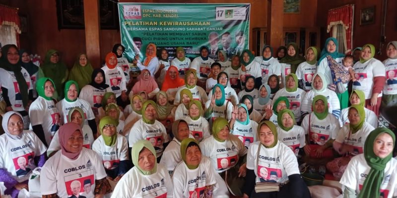 Relawan Espas Gelar Pelatihan Ciptakan Emak-emak Mandiri