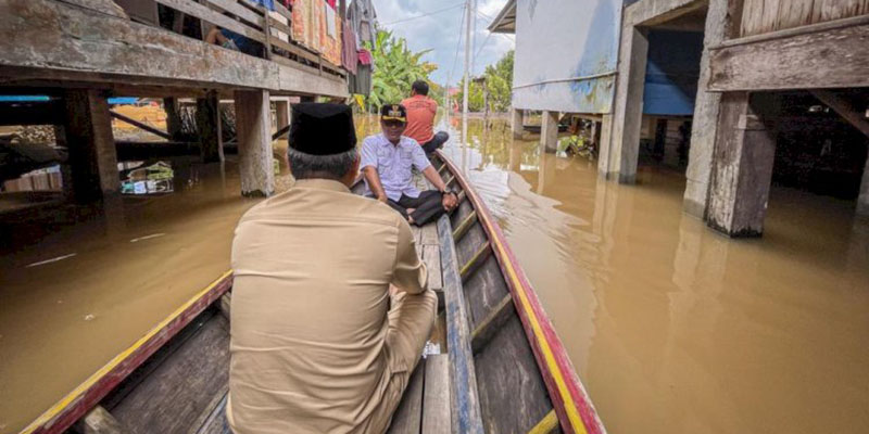 2 Kabupaten di Sumsel Berstatus Tanggap Darurat Banjir
