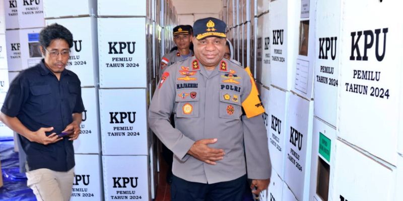 Polda Papua Jamin Pengamanan dan Pengawalan Distribusi Logistik KPU