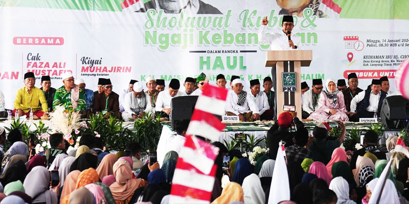 Guru Ngaji dan Kiai Kampung di Lampung Kompak Dukung Amin