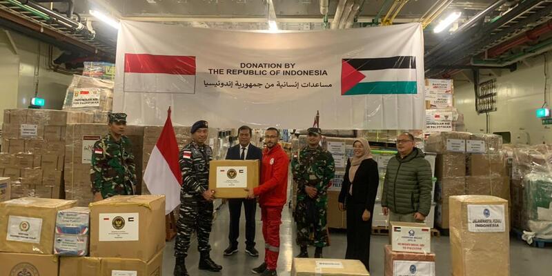 242,6 Ton Bantuan Kemanusiaan Indonesia untuk Gaza Tiba di Mesir