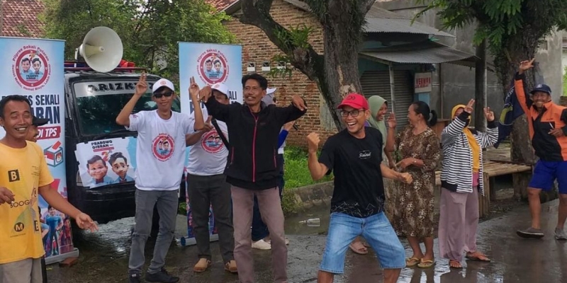 Relawan Serang Bergerak Menangkan Prabowo-Gibran Sekali Putaran