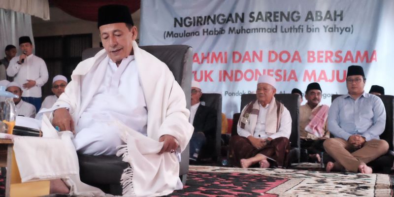 Ngiring Sareng Habib Luthfi, Keluarga Besar Bani Falaq Deklarasi Dukung Prabowo-Gibran