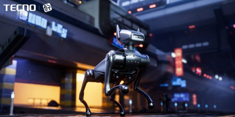 Di MWC 2024, Tecno Perkenalkan Robot Anjing Peliharaan