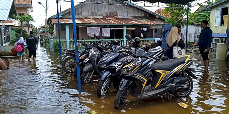 Sejumlah TPS di Palembang Terendam Air Pasang, KPPS Tak Berencana Memindahkan