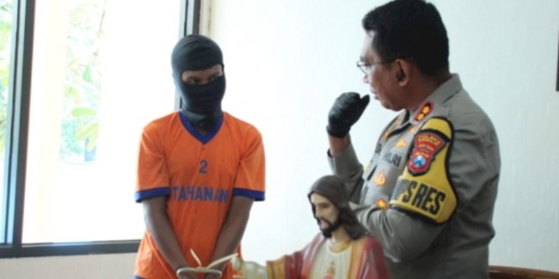 Curi Barang Berharga di Gereja, Seorang Pria Diamankan Polres Bangkalan
