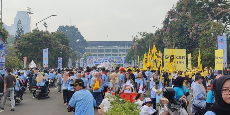 Pendukung Prabowo-Gibran Sudah Penuhi SUGBK