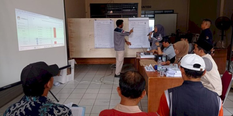 Rekapitulasi Penghitungan Surat Suara di PPK Bogor Selatan Selesai Awal Maret
