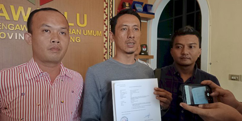 Kecewa Caleg PDIP Cabut Laporan, Ormas Laporkan Lagi Komisioner KPU ke Bawaslu Lampung