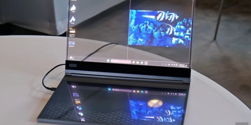Lenovo Kembangkan Laptop Canggih dengan Layar Transparan