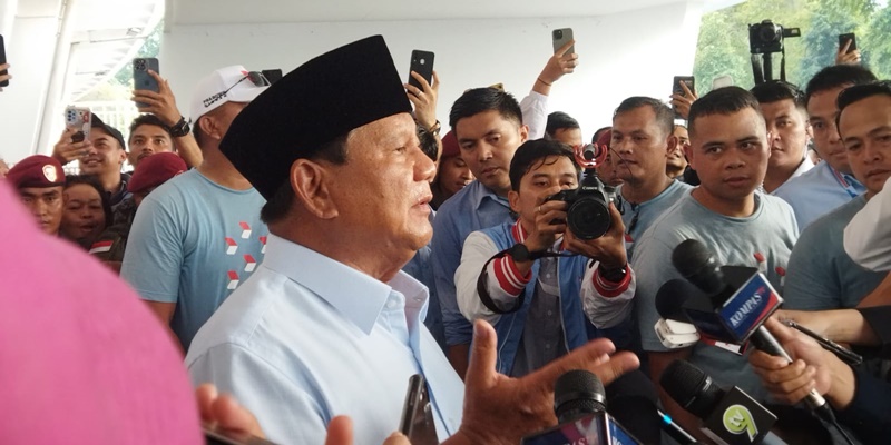 Songsong Kedaulatan, Prabowo Imbau Masyarakat ke TPS