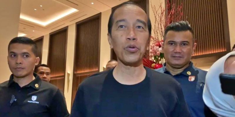 Tidak Bahas Kampanye Akbar, Jokowi Hanya Antar Cucu ke Gibran di Hotel Fairmont