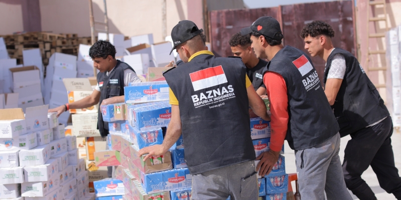 Gandeng KBRI Mesir, Baznas Suplai Kebutuhan Dapur Umum Rakyat Palestina