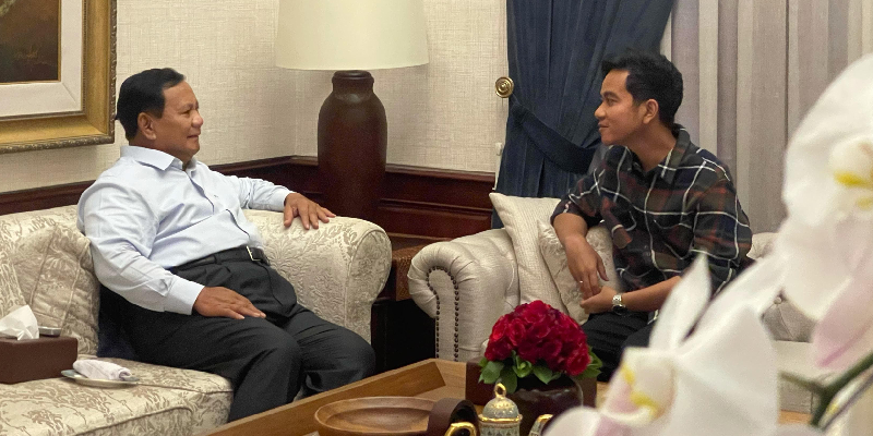 Usai Pertemuan Tertutup, Prabowo dan Gibran Kompak Belum Beri Pernyataan