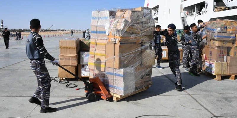 Bantuan Indonesia untuk Palestina Siap Disalurkan dari El Arish Mesir