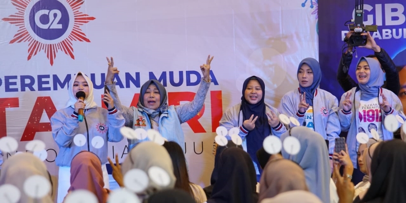 Perempuan Muda Muhammadiyah Deklarasi Dukung Prabowo-Gibran
