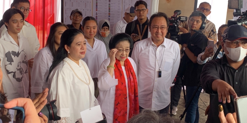 Usai Nyoblos, Megawati: Jangan Takut Jangan Ragu, Pilih Sesuai Hati Nurani