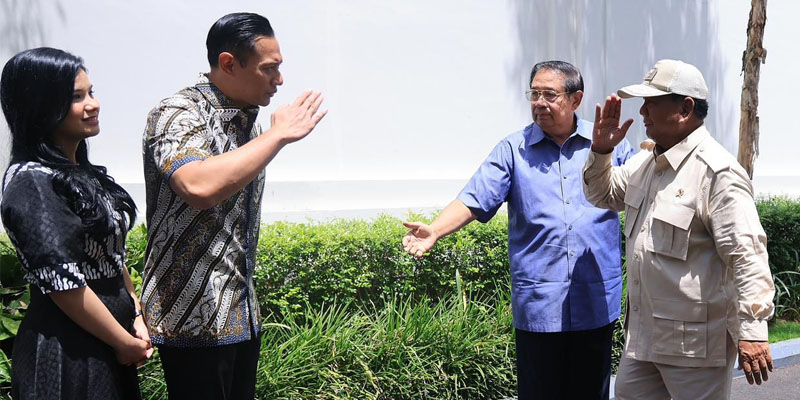 Temui SBY, Prabowo Berharap Demokrat Dukung Pemerintahannya