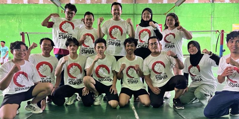 Menangkan Indonesia, Sekumpulan Relawan Ajak Warga Jaga Suara