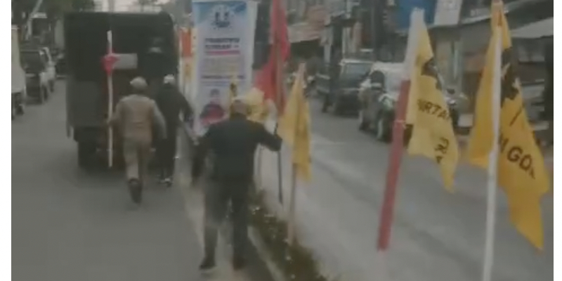 Cabuti Bendera PDIP, Satpol PP Dairi Diadukan ke Polisi