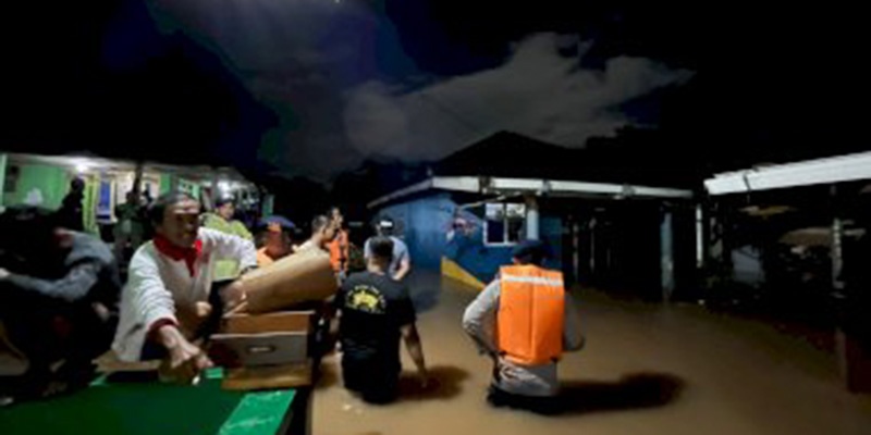 6 Kecamatan Terdampak Banjir, BPBD Bandar Lampung Terjunkan 82 Personel