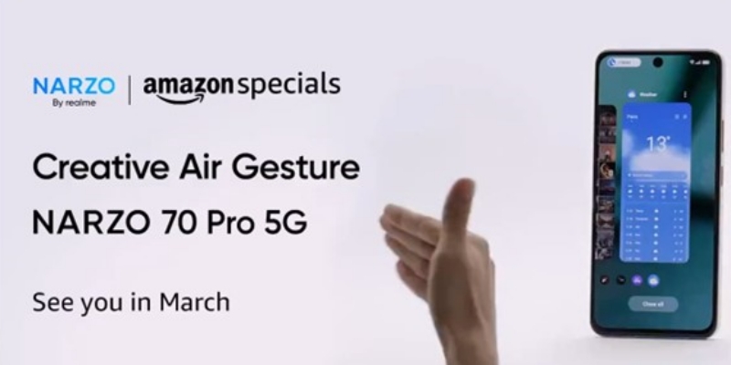 Dibekali Fitur Air Gesture, Realme Narzo 70 Pro 5G Bisa Dikendalikan tanpa Disentuh