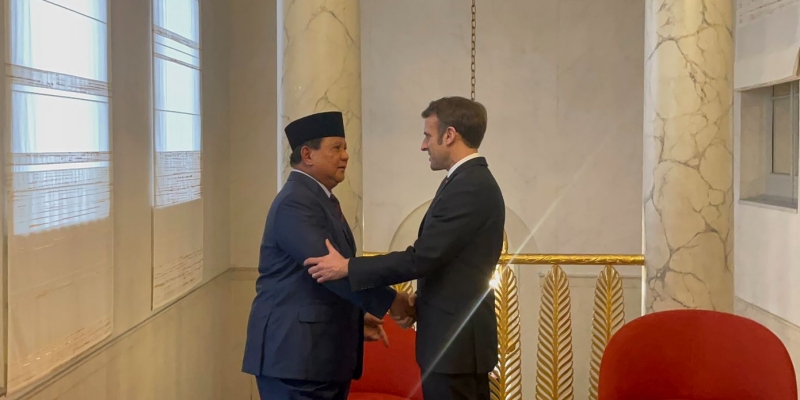 Macron Telepon Prabowo dan Beri Selamat Unggul Pemilu