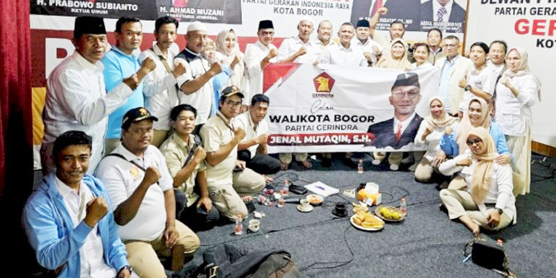 Gerindra Kota Bogor Usung Jenal Mutaqin di Pilkada 2024