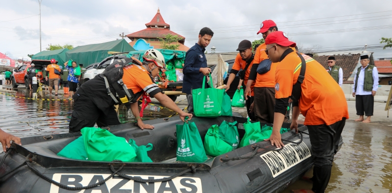 Baznas Suplai Bantuan ke Wilayah Terdampak Bencana di Jateng Rp5 M