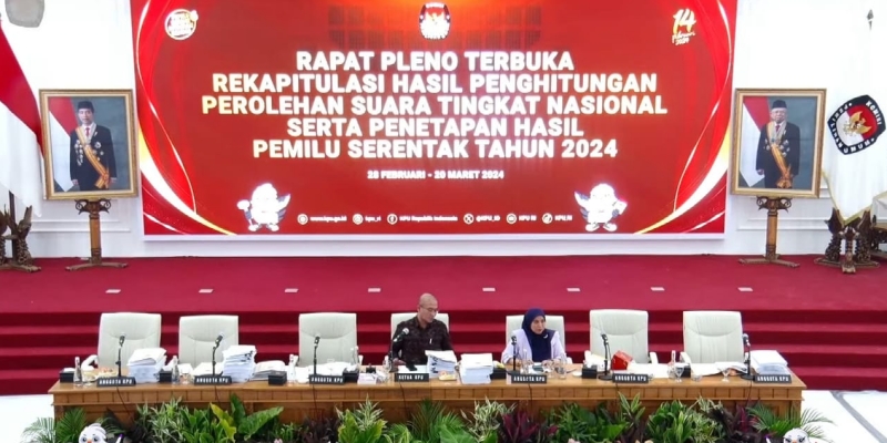 66 PPLN Selesai Direkap, Prabowo-Gibran Unggul