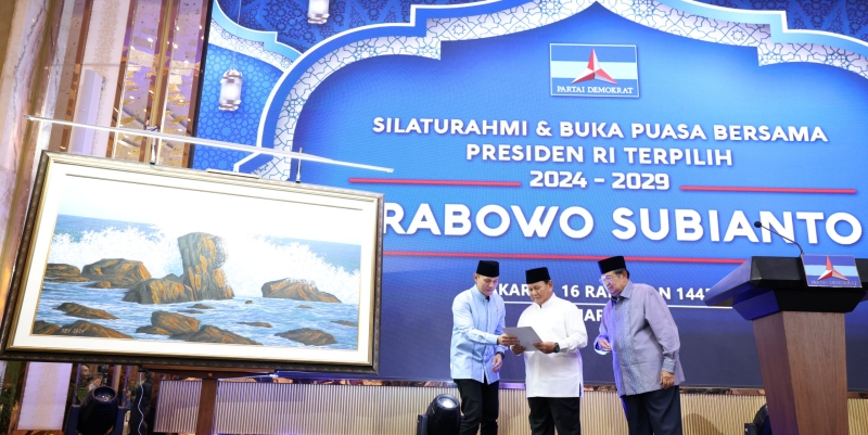 Prabowo akan Pasang Lukisan Karya SBY di Istana Negara