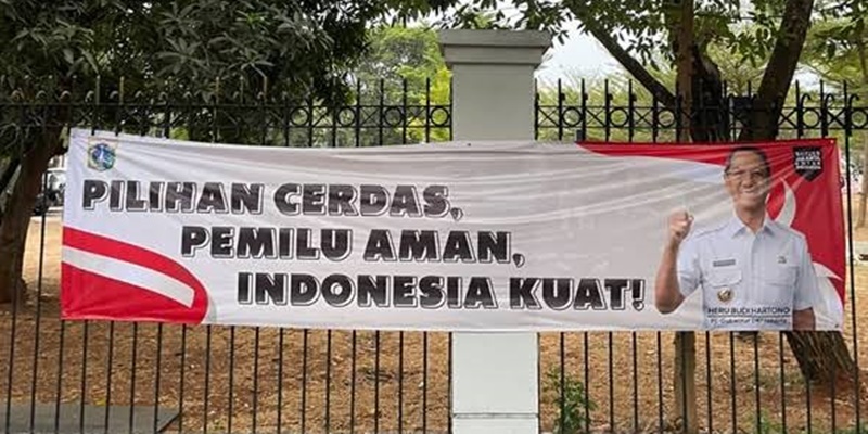 Foto Heru Budi Mejeng di Fasilitas Publik Jakarta, PKS Endus Kampanye Dini