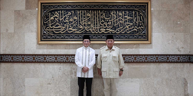 Nasaruddin Umar ke Prabowo: Semoga Indonesia Makin Jaya
