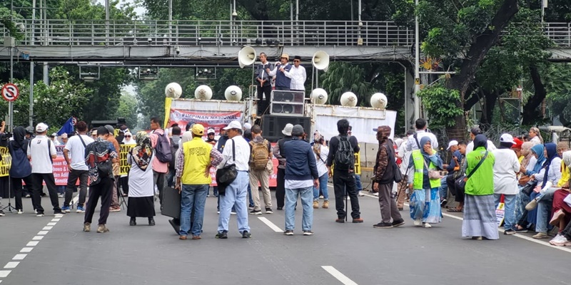 Massa Pendukung Amin Berharap Hakim MK Jujur dan Punya Hati Nurani
