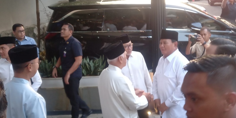 Prabowo Disambut Hangat Zulhas hingga Hatta Rajasa