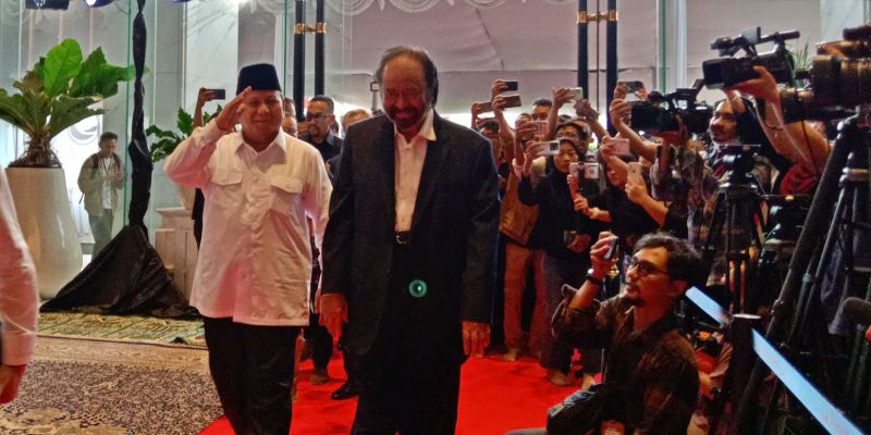 Disambut Surya Paloh, Nasdem Bentangkan Karpet Merah untuk Prabowo