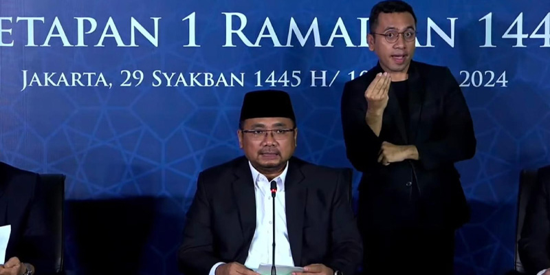 Menteri Agama: Awal Ramadan 12 Maret 2024