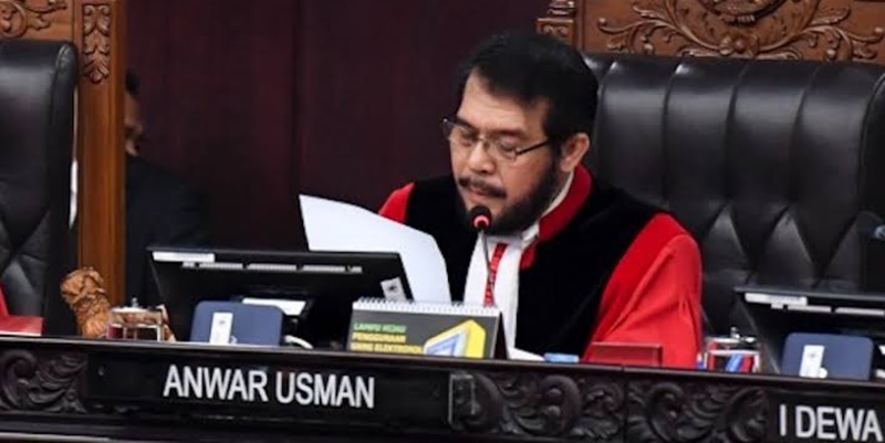 Sidang Sengketa Pilpres di MK Dipastikan Tanpa Anwar Usman