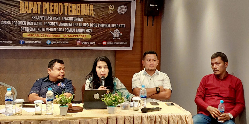 Sempat Kosong 2 Hari, KPU Medan Kembali Gelar Pleno Untuk PPK Medan Barat