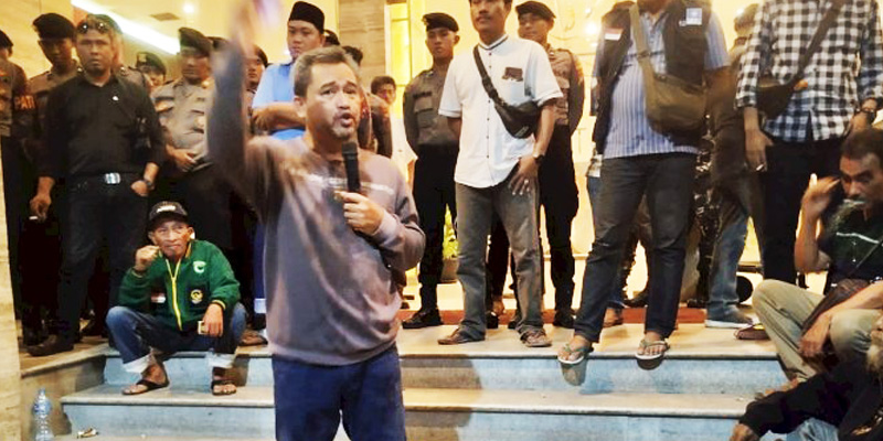 Saksi PAN Orasi Kecurangan pada Penghitungan Suara di Jember