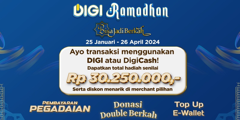 Transaksi Pakai DIGI by bank bjb Banyak Untung selama Ramadan