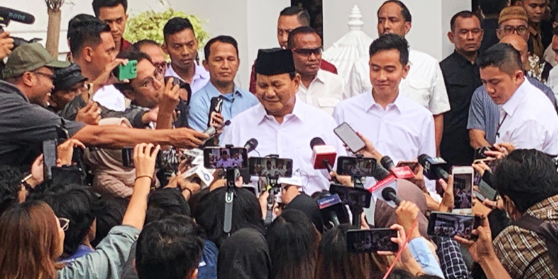 Prabowo: Terima Kasih Pak Jokowi
