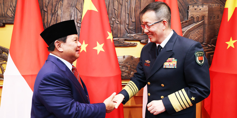Tutup Lawatan di China, Prabowo Bertemu Menhan Admiral Dong Jun