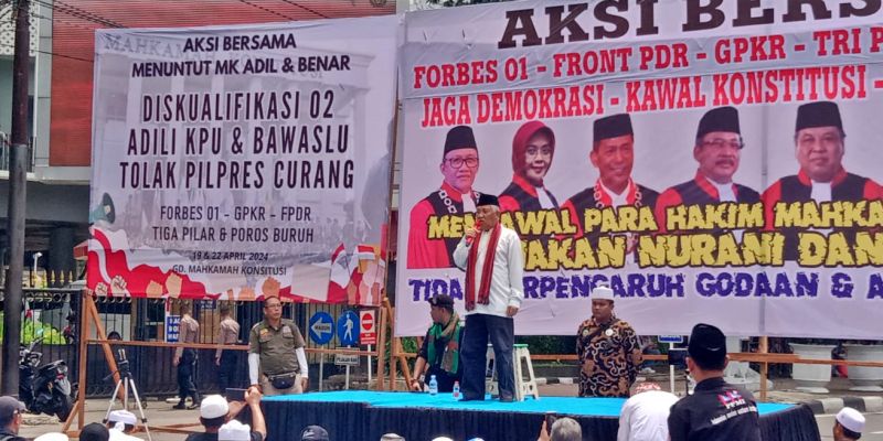 Din Syamsuddin Ajak Massa Aksi Dukung MK Tegakkan Amar Ma'ruf Nahi Munkar