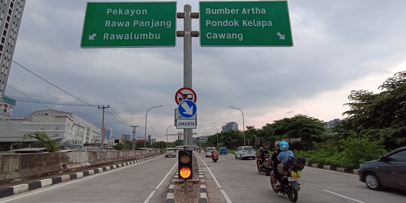 Jalanan di Bekasi Masih Lancar pada H+4 Arus Balik Lebaran