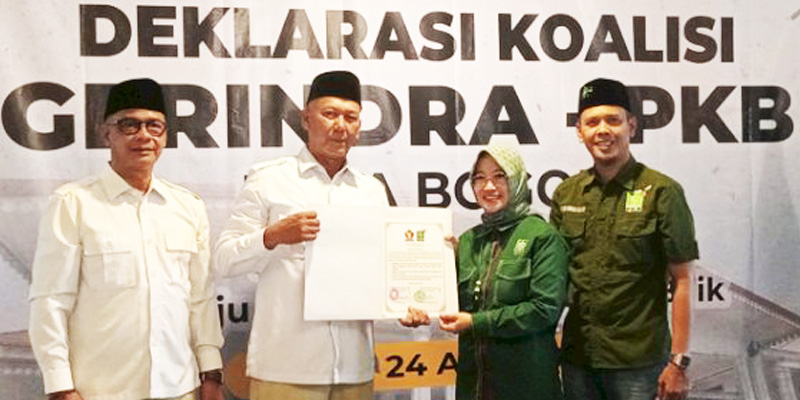 Gerindra-PKB Koalisi di Pilkada Kota Bogor