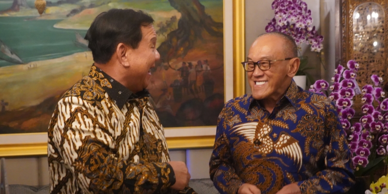 Senyum Lepas Prabowo Sinyal "Jatah" Golkar Banyak