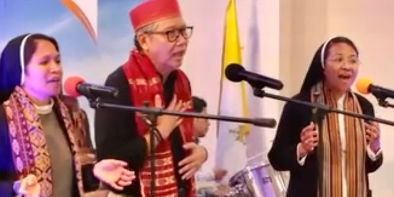 Kirim Ucapan untuk Umat Muslim Indonesia, KBRI Vatikan Nyanyikan Lagu Medley Selamat Lebaran
