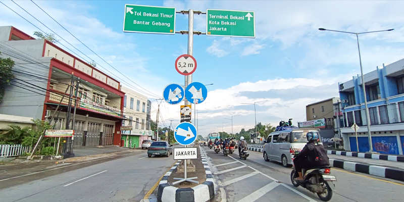 Jalur Pantura Bekasi Arah Jakarta Mulai Dipadati Arus Balik