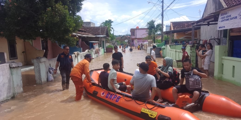Hari Ketiga Lebaran, 789 Rumah di Bandar Lampung Kebanjiran